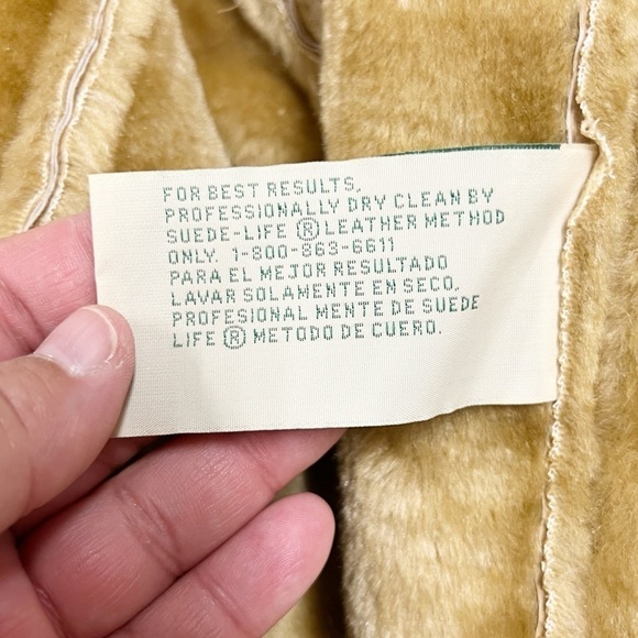 St Johns Bay Womens Vintage 90s y2k Penny Lane Boho Style Leather Coat Size M - Picture 7 of 8